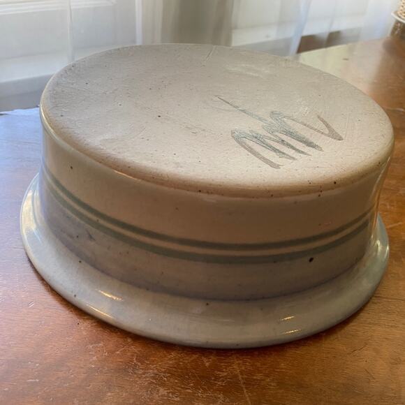 Signed Mason Holder Iris Texas Art Pottery Lidded Dish Heavy Flower‎ - Picture 8 of 8